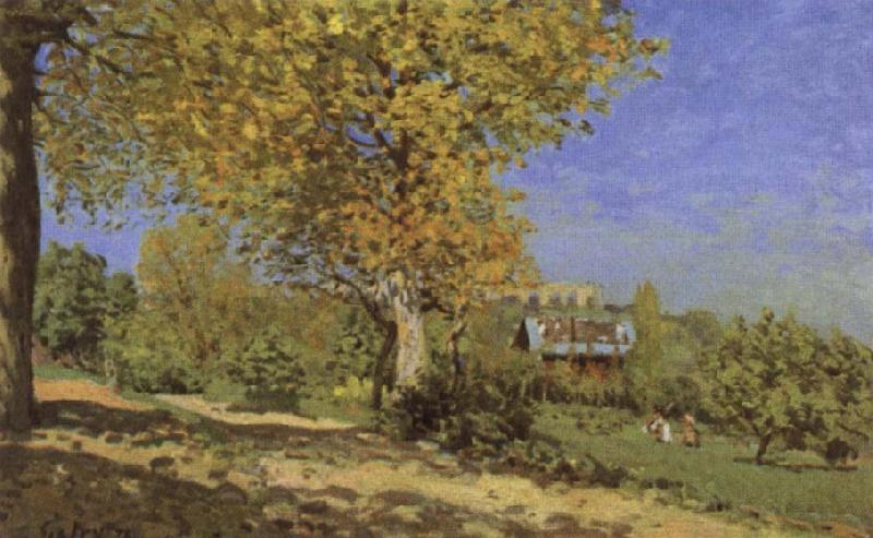 Alfred Sisley Landscape at Louveciennes